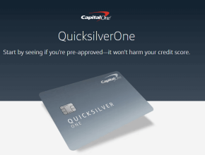 Capital One QuicksilverOne Cash Rewards Credit Card
